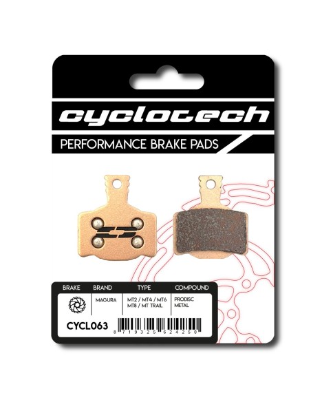 Cyclotech schijfremblok Prodisc Metal Magura MT2 MT4