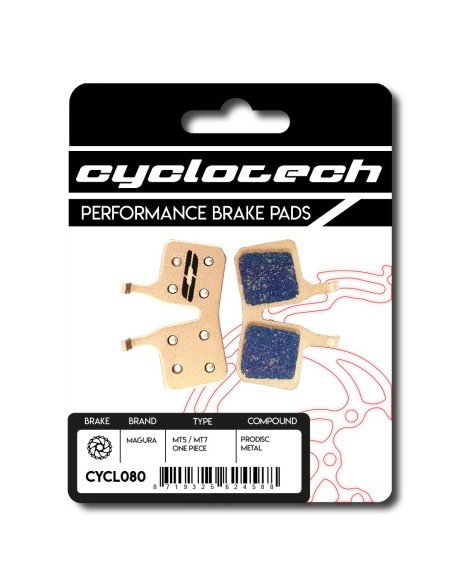 Cyclotech schijfremblok Prodisc Metal Magura MT5