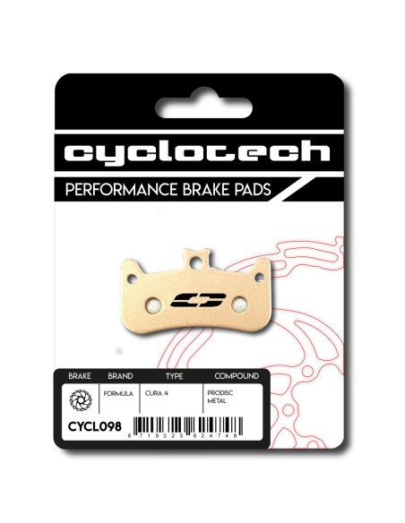 Cyclotech schijfremblok Prodisc Metal Formula Cura