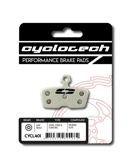 Cyclotech schijfremblok Prodisc Elite Sram Code