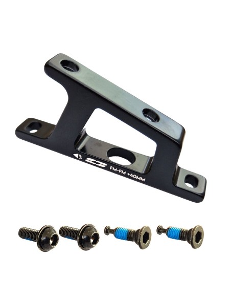 Cyclotech adapter Flatmount Voorvork 140 mm naar 180 mm