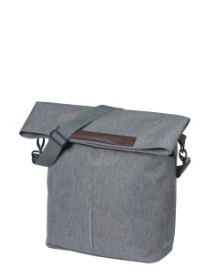 Basil shoppertas City MIK Hooks grijs 14-16L