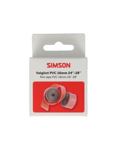 Simson velglint 24/28 inch 16mm pvc strong