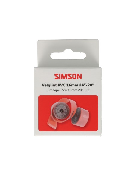 Simson velglint 24/28 inch 16mm pvc strong