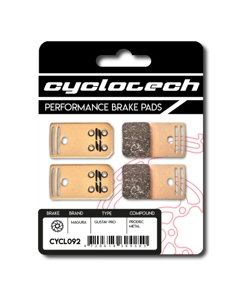 Cyclotech schijfremblok Prodisc Metal Magura Gustav Pro
