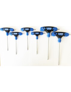 Unior torxsleutel set + gat T handvat 6-delig T-10H / T-30H