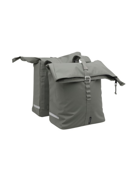 New Looxs fietstas dubbel Cantos groen 36L