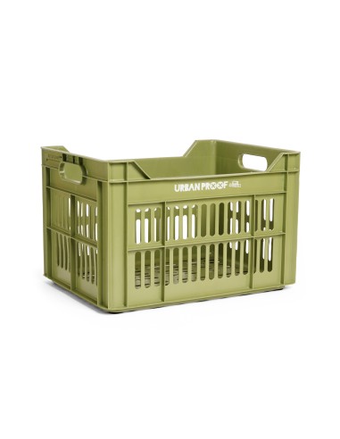 Urban Proof fietskrat 30L olijf groen Recycled 40x30x25cm