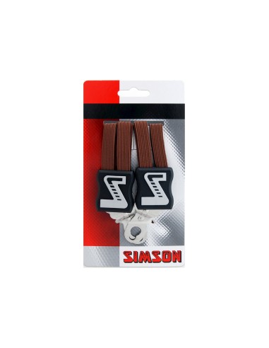 Simson snelbinder lang bruin