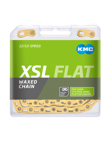 KMC ketting X Flattop SL SRAM 126s waxed gold