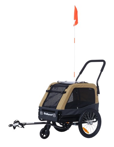 Polisport Pet trailer M (23KG) voor fietsen en wandelen