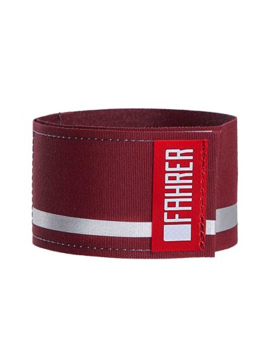FAHRER broekklem Band refelecterend bordeaux rood