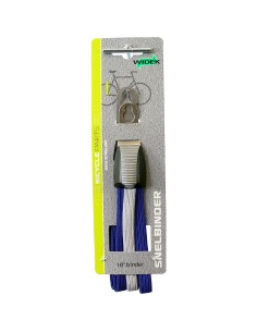 Widek triobinder 16 blauw/zilver