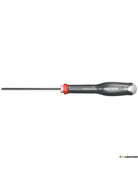Facom schroevendraaier inbus kogelkop 2.5x75mm