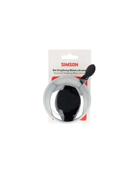 Simson bel Ding Dong Large chroom 80mm