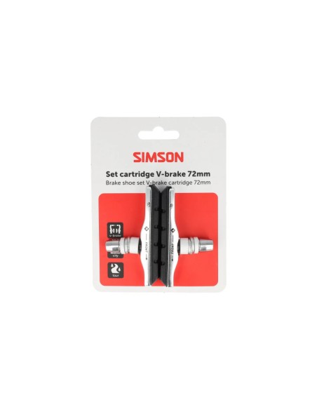 Simson remblok V-brake cartridge 72mm