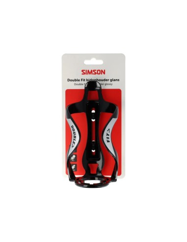 Simson bidonhouder DoubleFit zwart