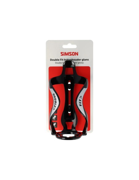 Simson bidonhouder DoubleFit zwart