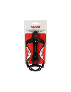 Simson bidonhouder DoubleFit mat zwart