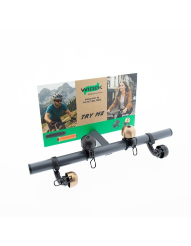 Widek presentatiebeugel Fietsbel perfo/slatwall