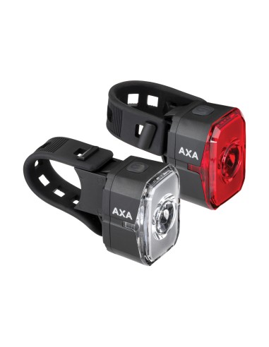 Axa verlichting set Niteline Spot+ usb