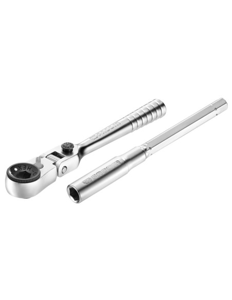Facom ratelsleutel 1/4 Compact met flexibele kop