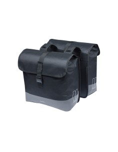 Basil fietstas dubbel Mara Evo XL zwart 38-46L