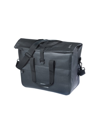 Basil office tas Urban Dry Neo Mik Hooks zwart 23-26L