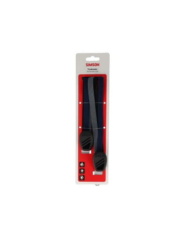 Simson triobinder 60cm zwart/blauw/antraciet