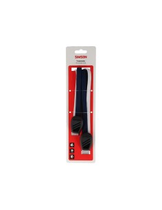 Simson triobinder 60cm zwart/blauw/wit