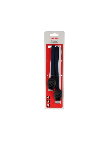 Simson triobinder 60cm zwart/blauw/wit