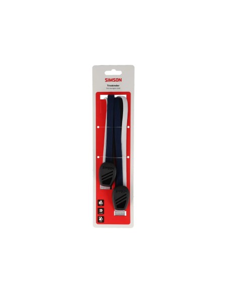Simson triobinder 60cm zwart/blauw/wit