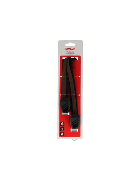 Simson triobinder 71cm zwart/bruin