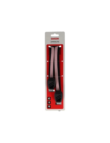 Simson triobinder 24 inch zwart/roze
