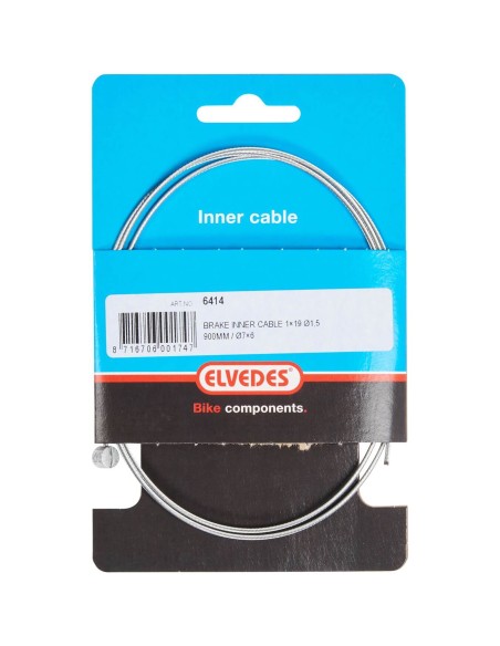 Elvedes rem binnenkabel 90cm nippel 7x6