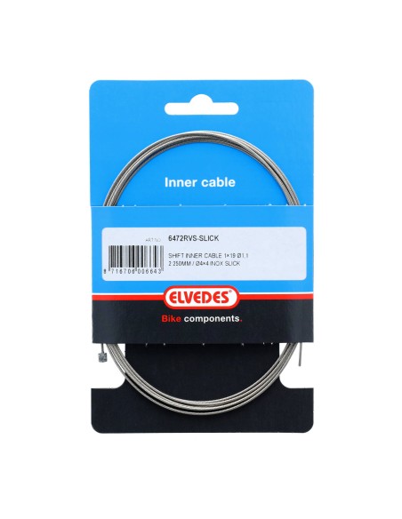 Elvedes schakel binnenkabel rvs Slick nippel 4x4