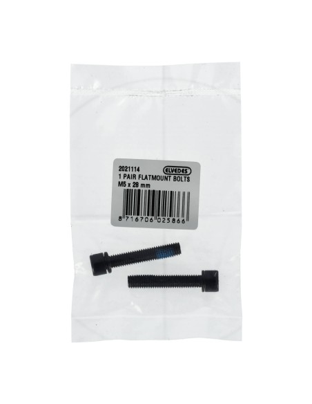 Elvedes 1 paar flatmount bouten M5 × 28 mm