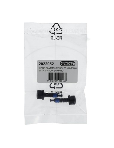 Elvedes 1 paar flatmount adapter bouten M5 × 23 mm