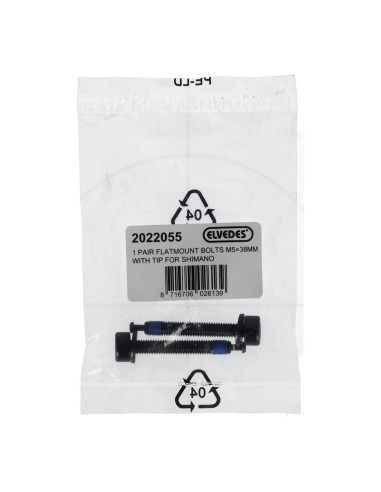 Elvedes 1 paar flatmount adapter bouten M5 × 38 mm