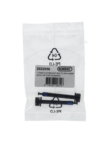 Elvedes 1 paar flatmount adapter bouten M5 × 43 mm