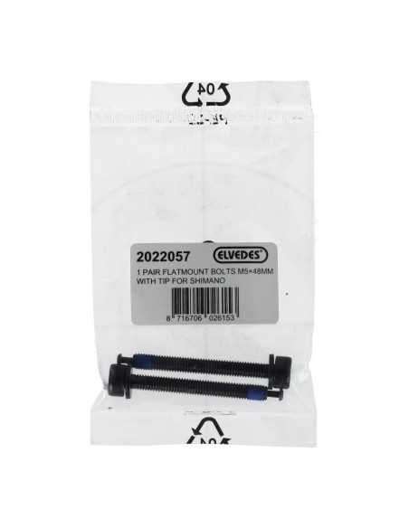 Elvedes 1 paar flatmount adapter bouten M5 × 48 mm
