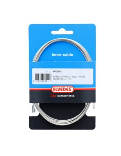 Elvedes rembinnenkabel RVS 19dr 1.5mm V-nippel 2250mm