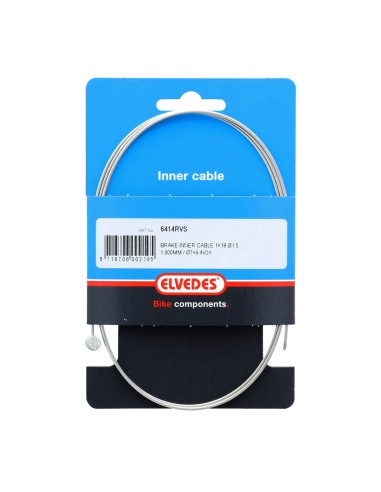 Elvedes rembinnenkabel RVS 19dr 1.5mm T-nippel 1000mm