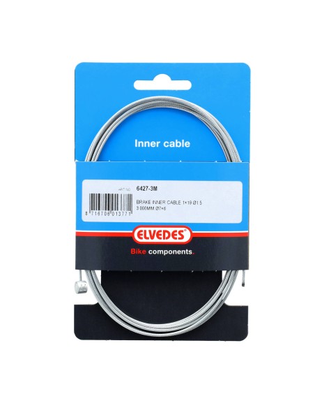 Elvedes rembinnenkabel gegalv 1.5mm T-nippel 3000mm