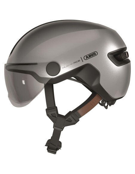 Abus helm HUD-Y ACE gleam silver L 57-61cm