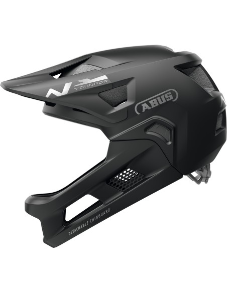 Abus helm YouDrop FF muted black S 48-55cm