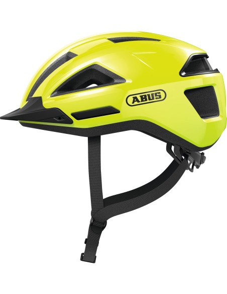 Abus helm Lowk-Y signal yellow M 54-58cm