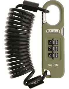 Abus kabelslot code Combiflex Tripmate 180 olive green