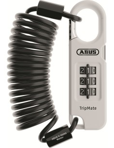 Abus kabelslot code Combiflex Tripmate 180 white