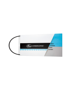 Gates CDC belt Carbon Drive 125 tands zwart